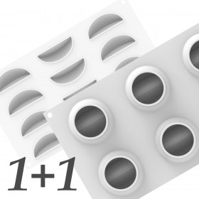 Комплект силиконови форми "Maritozzo 135"